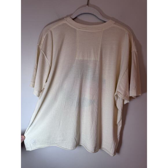 Aviator Nation Women's SIGNATURE TEE - VINTAGE WHITE Sz L NWT $88 - Picture 11 of 11